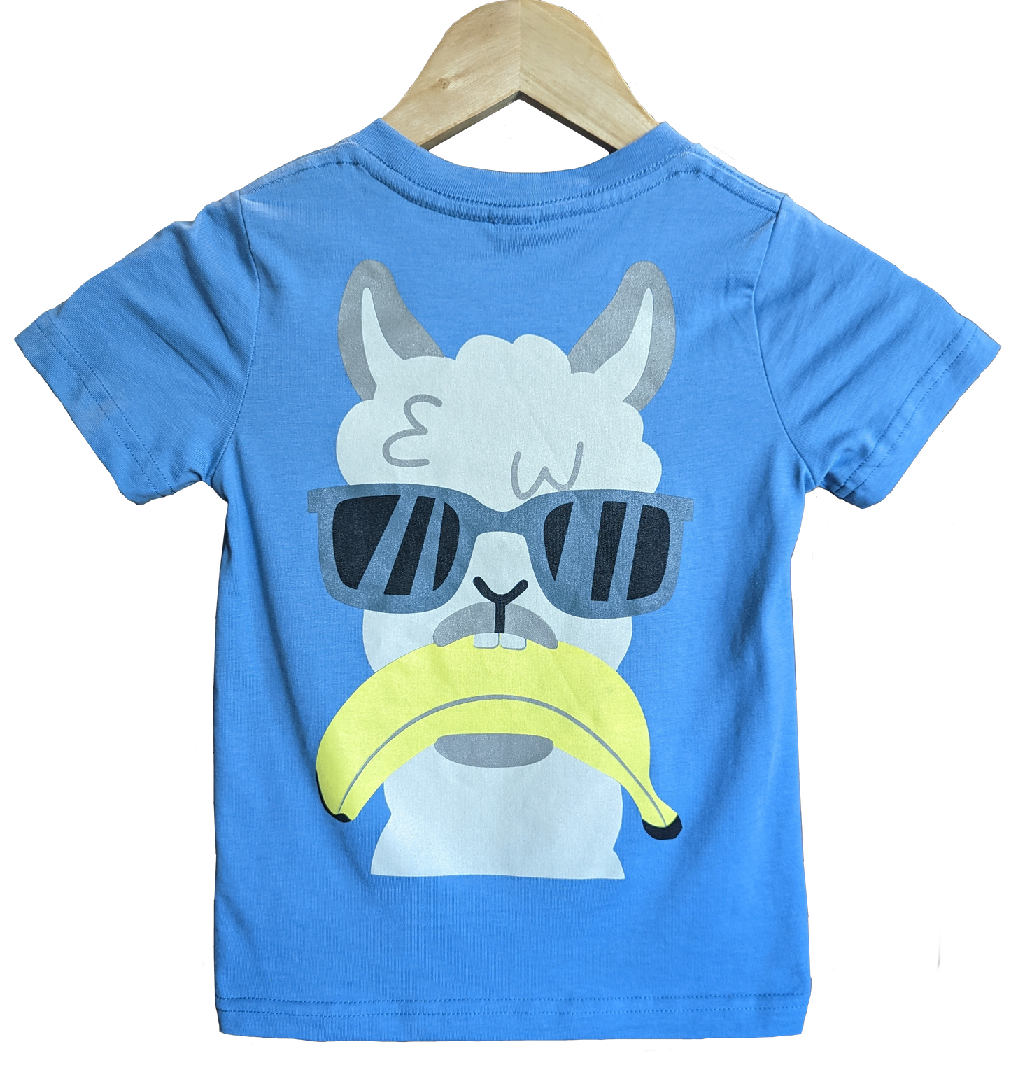 THE FARMYARD BANANALLAMA KIDS T-SHIRT